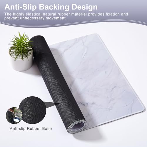 Big Mouse Pad Gaming, Stitch Mouse Pad, Pad for Keyboard and Mouse, Large Mouse Mat, Spill-Proof Surface and Anti-Skid Base, XXL 31.5” x 15.8” 80 x 40cm | DOBAOJIA XXL Gaming Mouse Mat,Desk Mat,PC Mat,Spill Proof Surface and Non-Slip Base - color: Grey Ma