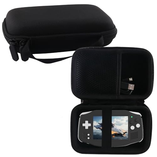 Hard Case Compatible with RG34XX/R36MAX Retro Handheld Game Console (black) - color: black