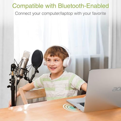 Kinivo USB Bluetooth Adapter for PC BTD400 (Bluetooth 4.0 Dongle Receiver, Low Energy) - Compatible with Windows 11/10/8.1/8, Raspberry Pi, Linux, Laptop & Headphones - style: BTD400