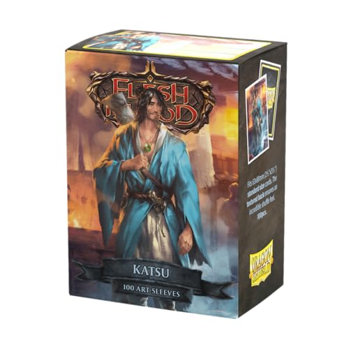 Dragon Shield | Flesh & Blood Art Sleeves | 100 CT - Smooth & Tough Premium TCG Sleeves | Compatible with Pokemon, One Piece & Magic the Gathering | Katsu - color: Katsu
