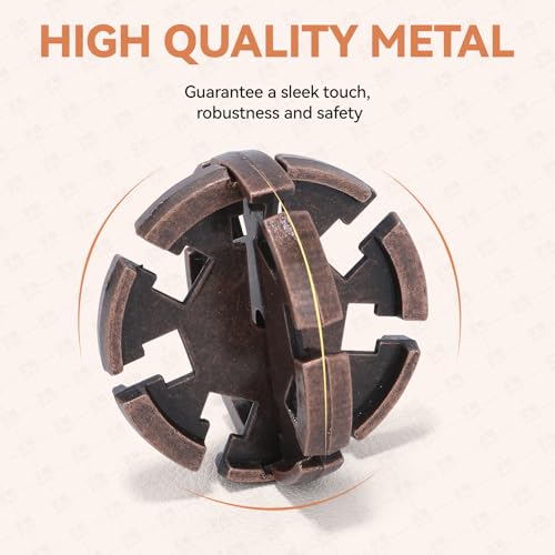 8 Pcs Brain Teaser Puzzles for Adults Teens - Wooden Puzzles 3D Puzzle Game Toys for Adults Teens - Metal Unlock Interlocking Puzzle Adult IQ Education Smart Toys - style: Style C