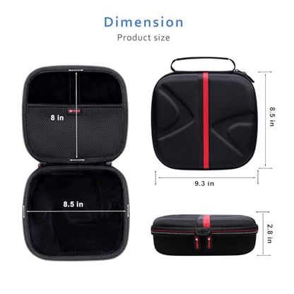 XANAD 2-in-1 Controller Case for Xbox/Playstation/Nintendo Switch/PowerA/ELISWEEN/GameSir/Diswoe/TIANHOO Wireless Controller - Hard Travel Protective Carrying Storage Bag(Black) - color: Black 2-in-1