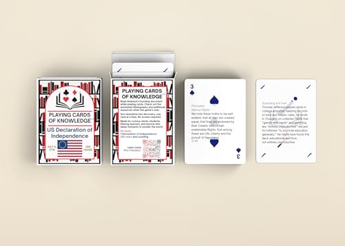 United States Declaration of Independence Playing Cards