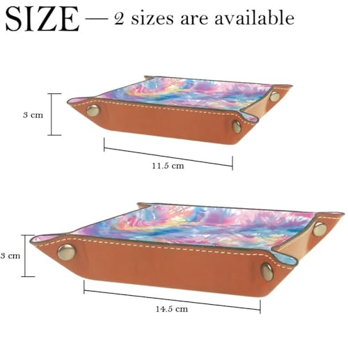 Tie-dye Dice Tray Dice Rolling Tray Folding Dice Holder for Dice Games, Like RPG, DND and Other Table Games - color: Multi 9