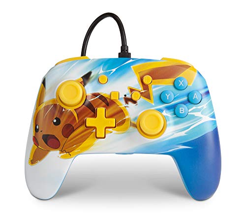 PowerA Enhanced Nintendo Switch and Switch 2 Wired Controller - Pokémon: Pikachu Charge, Officially licensed - color: Pikachu Charge
