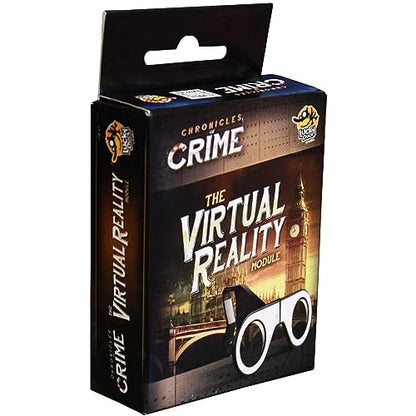 Chronicles of Crime Board Game The Virtual Reality Module - VR Goggles, Immersive Detective Mystery Adventure for Kids and Adults, Ages 12+, 1-4 Players, 60-90 Min Playtime, Made by Lucky Duck Games