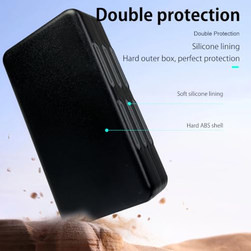 ONETIAOLONG Switch Game Case Holder for Switch 2 & OLED & Lite with 72 Cartridge Slots and 144 Micro SD Card Storage with Magnetic Closure,Protective Hard Shell and Soft Lining for Easy carrying - color: Black, style: 72-slots
