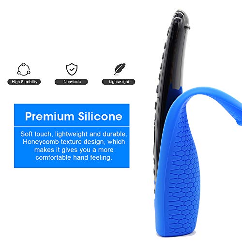 Silicone Protective Case for LG AN-MR600 / AN-MR650 / AN-MR18BA / AN-MR19BA Remote Control [Anti-Lost] Anti Slip LG Magic Remote Case Cover Skin Holder Sleeve Protector (Blue) - color: Blue