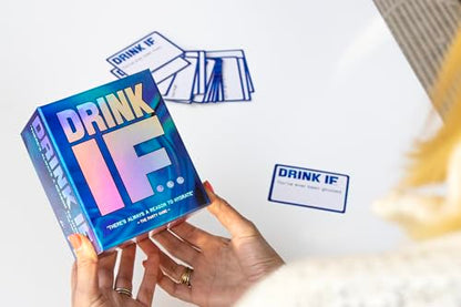 Drink IF… Adult Drinking Game for Parties + After Dark Expansion Set | Funny Icebreaker & Conversation Starter Card Game for Friends and Groups | Great for Game Night and Pregames| Fun Gift for Adults