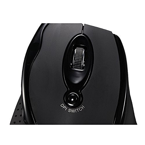 Adesso iMouse G2 - USB Ergonomic Optical Mouse Adjustable DPI Internet Navigational B, Black