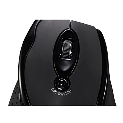 Adesso iMouse G2 - USB Ergonomic Optical Mouse Adjustable DPI Internet Navigational B, Black