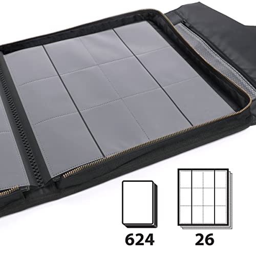 ENHANCE Tabletop MTG Card Travel Bag + Trading Card Binder Album - Bundle