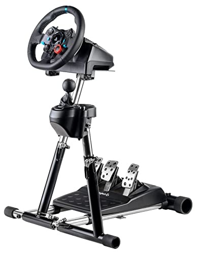 Wheel Stand Pro SuperG Wheel Stand with RGS shifter mount Compatible With Logitech G29 G923 G920 G27 G25 Wheels, Deluxe, Wheel and Pedals Not included.