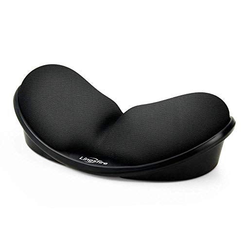 Memory Foam Mouse Wrist Rest Keyboard Wrist Rest Pad Anti-Skid Mousepad Support Wrist Rest Mat for Office Computer Laptop Mac- Durable Comfortable Lightweight Easy Typing(5.1 * 2.8" Black) - color: Black