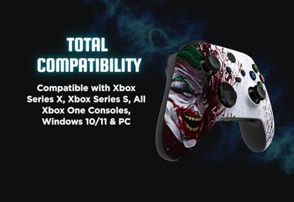 Stealth Controllers Wireless Controller for Xbox Series S, Xbox Series X, Xbox One - Soft Touch Feel - Custom Series S/X Controller (Joker) - color: Joker