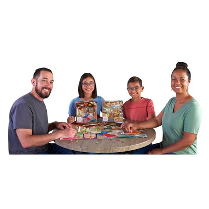 RoseArt - My Happy Place - Boho Coffeshop - 750 Piece Jigsaw Puzzle for Adults - style: Boho Coffeeshop