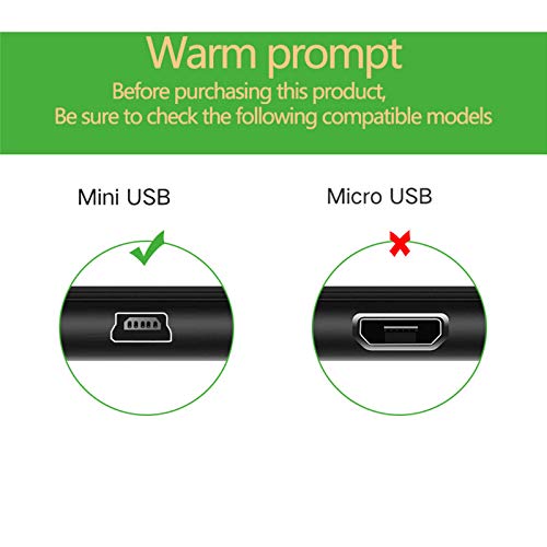6FT Replacement Mini USB Cable Charger Charging Power Cord for Onetouch Verio Iq Meter ,PS3 Controller, MP3, Dash Cam, Garmin GPS,TI-84 Plus CE,TI 84 Plus C USB A to mini-B Data Transfer Cable & More - size: 6.6 Feet, style: 1-Pack