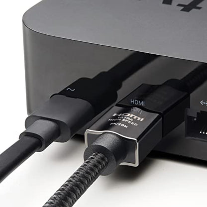Zeskit X-Tech 48Gbps Ultra High Speed HDMI Cable 5ft, 8K60 4K120 144Hz eARC HDR HDCP 2.2 2.3 Compatible with Dolby Vision Apple TV 4K Roku Sony LG Samsung Xbox Series X RTX 3080 PS4 PS5 - size: 5 ft