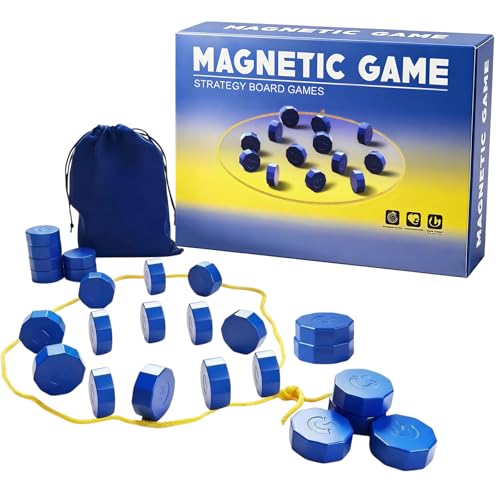 Magnet Chess Game Magnet Game with String, Puzzle Strategy Games for Easter Basket Stuffers Family Games Night & Party & Birthday & Christmas, Game Collections, Gaming Tops