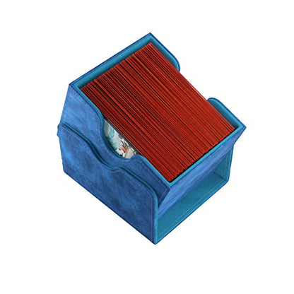 GameGenic Deck Box – Sidekick XL Blue 100CT – Durable and Sturdy TCG, OCG, CCG Card Storage – Compatible with Pokemon, Yugioh, Commander, and MTG Magic: The Gathering Cards - color: Blue