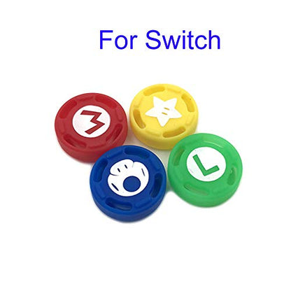 Silicone Analog Thumb Grip Stick Set Joystick Cap Thumbstick Cover for Switch NS Controller