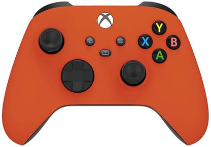 Custom Controllerzz Wireless Controller for Microsoft Xbox Series X/S & Xbox One - Soft Touch Feel - Custom Xbox Series X/S Controller (X/S Orange) - color: X/S Orange