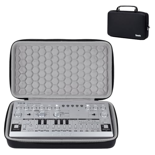 Banworks PU Hardshell Case Custom Fit for Behringer TD-3/RD-6/TB-303, Analog Bass Synthesizer Storage & Carrying Case Performance Controller Bag JT/HCQSNB-07 (Case Only, 1 Piece) - size: For Behringer TD-3/RD-6/TB-303