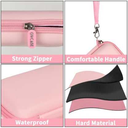 GWCASE Case for Anbernic RG35XX H RG28XX Retroid Game Console, Pink | 벨크로 스트랩 잠금 장치가 있는 맞춤형 핏 내부 트레이, 일상적인 휴대 및 여행, 캠프 또는 출퇴근을 위한 압력 방지 보호, 박스만 포함 - color: 핑크