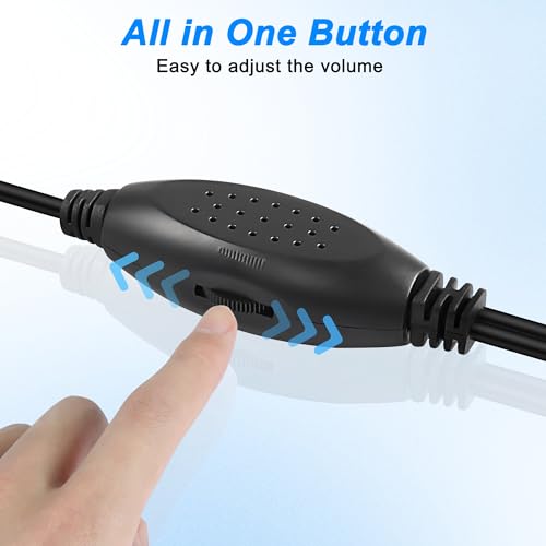 MEIRIYFA Computer Speakers for Desktop/PC, USB Powered Portable Small PC Speaker with Volume Control for Laptop, Tablets, Monitor