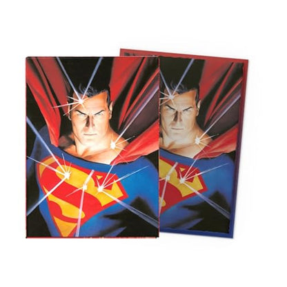 Dragon Shield Art Sleeves | Limited Edition - Superman 1 | 100 CT - Smooth & Tough Premium TCG Sleeves | Compatible with Pokemon, One Piece & Magic the Gathering - color: Superman 1