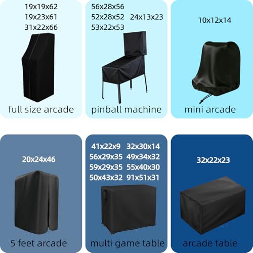 4FT Multi-Game Table Cover for 13-in-1 and 10-in-1 Combo Gaming Table Set | 50x43x32,Waterproof Dustproof Heavy Duty Oxford Fabric,for Best Choice Product 2x4ft Combo Game Table Set for Home - size: Game Table-50"x 43"x 32"
