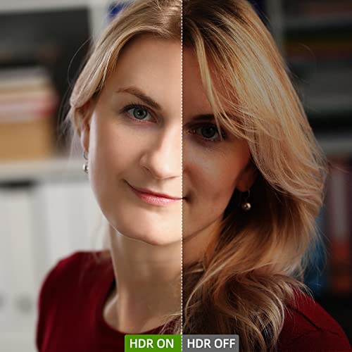 Angetube 2K Webcam for PC/Laptop/Mac, 1080P Computer Camera with RingLight | Remote, Low-Light Correction, 2 Mics and Privacy Cover, Auto Focus Digital Zoom, HDR Web Camera for Zoom/Skype/Teams