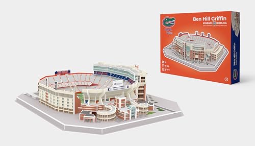 Pro-Lion 3D Jigsaw Puzzle of Ben Hill Griffin Stadium -92 Pieces | Home of Florida Gators | NCAA Football Gifts for Age 7+ - style: Florida Gators