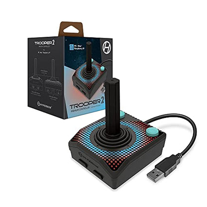 Hyperkin Trooper 2 Premium USB Game Controller for PC, Mac, Linux | Classic Gamepad with Atari Style & Ergonomic design