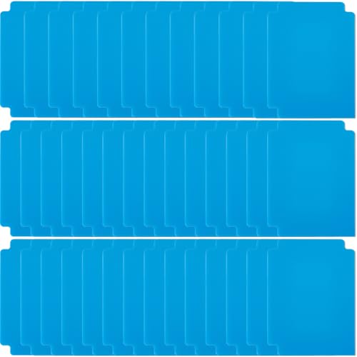 CRASPIRE Trading Card Dividers Blue Card Separator Card Sorting Tray Plastic Card Dividers Board Game Card Separator Card Deck Box Dividers for Game Organizer Storage 40sheets 2.75 x 3.7 Inch - style: 40Pcs Blue