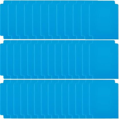 CRASPIRE Trading Card Dividers Blue Card Separator Card Sorting Tray Plastic Card Dividers Board Game Card Separator Card Deck Box Dividers for Game Organizer Storage 40sheets 2.75 x 3.7 Inch - style: 40Pcs Blue