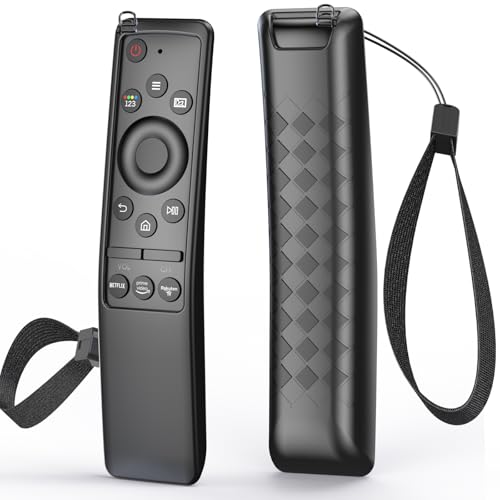 Remote Cover for Samsung Smart TV, Silicone Protective Case for BN59 Series Controller Skin Sleeve Black - color: Black