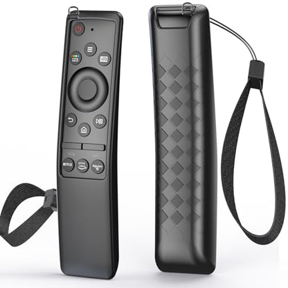Remote Cover for Samsung Smart TV, Silicone Protective Case for BN59 Series Controller Skin Sleeve Black - color: Black