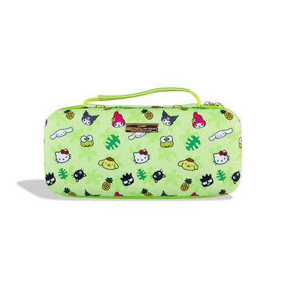 Sonix x Sanrio Carrying Case for Nintendo Switch 2, Switch 1, Lite, OLED, Protective Travel Case with Game Cartridge Storage | Hello Kitty Island Adventure AOP (Green) - color: Hello Kitty Island Adventure AOP