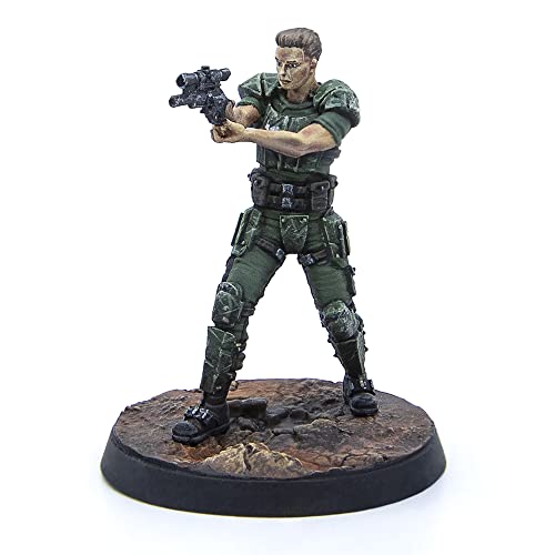 Modiphius Fallout Wasteland Warfare: Survivors: Reilly's Rangers - 5 Miniatures, 32mm Unpainted Resin Figures, Capital Wave RPG - style: Reilly's Rangers