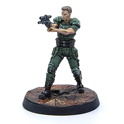 Modiphius Fallout Wasteland Warfare: Survivors: Reilly's Rangers - 5 Miniatures, 32mm Unpainted Resin Figures, Capital Wave RPG - style: Reilly's Rangers