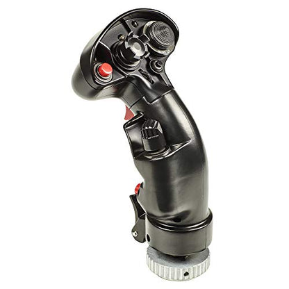 Thrustmaster F/A-18C Hornet Fighter Grip Add-On Flight Stick - PC | 1:1 replica, industrial metal build, 19 action buttons, 2-stage trigger, 8-way hat, fits HOTAS Warthog and Cougar bases - style: F/A 18 Grip Add On