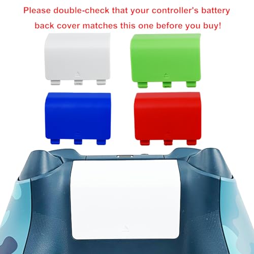 Anglepingping 4 Pack Battery Back Cover Replacement for Xbox Series X/S Controller,Battery Door Shell Compatible with Xbox Series X/S Controller [Not Fit Xbox One/One X/S](Random Color) - color: Random Colar