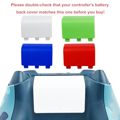 Anglepingping 4 Pack Battery Back Cover Replacement for Xbox Series X/S Controller,Battery Door Shell Compatible with Xbox Series X/S Controller [Not Fit Xbox One/One X/S](Random Color) - color: Random Colar