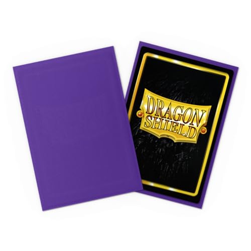 Dragon Shield | Japanese Size Card Matte Sleeves | 60 CT - Smooth & Tough Premium TCG Sleeves - Compatible with Yu-Gi-Oh, Naruto, Cardfight & Vanguard | Purple - color: Purple Matte