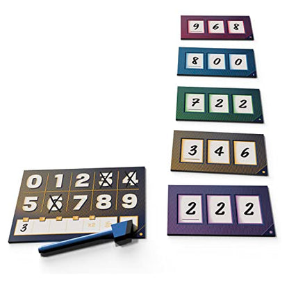 The Number Party Game - Fast-Paced Number Strategy Game, Fun Family Game for Kids & Adults, Ages 8+, 3-5 Players, 15 Minute Playtime, Made by Repos Production