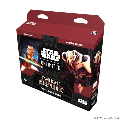 Star Wars: Unlimited TCG Twilight of the Republic Starter Set | Master the Clone Wars! Trading Card Game for Kids & Adults, Ages 12+, 2 Players, 20 Mins