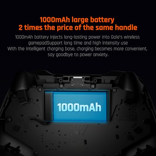 Black Shark Wireless Controller, BIGBIG Won Gale PC Controller, Motion Aiming, Hall Trigger, 4 Custom Buttons, PC App Game Controllers for Switch/PC/iOS/Android Wireless Gaming Controller [windows] - color: ⅠGale Standard Edition