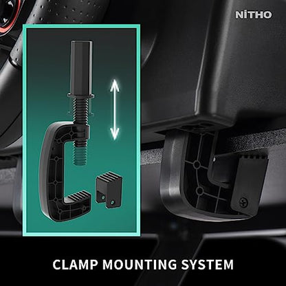 Nitho Drive Pro ONE V24 Racing Wheel with Pedals, 270° Gaming Steering Wheel Compatible with PC, PS4, Xbox One, Xbox Series X|S and Switch, Driving Simulator for Racing Games