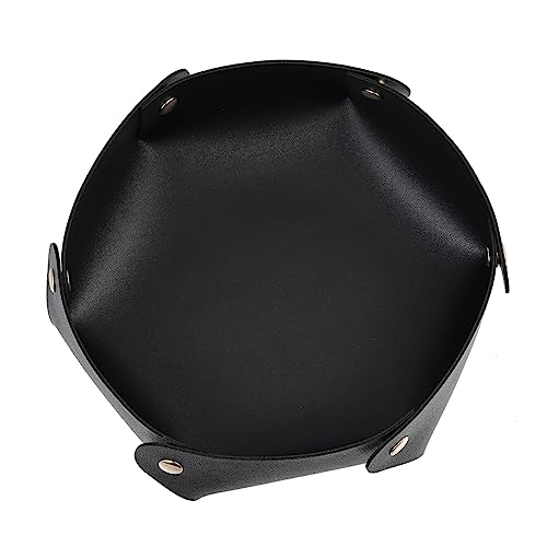 FAVOMOTO Foldable Pu Dice Tray Creative Storage for Desktop Large Capacity Rolling Mat Elegant and Practical Dice Holder for Board Games and Easy to Clean